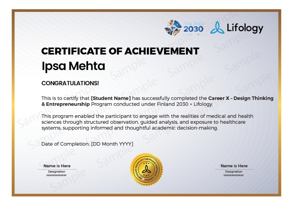Capstone and programme certificate